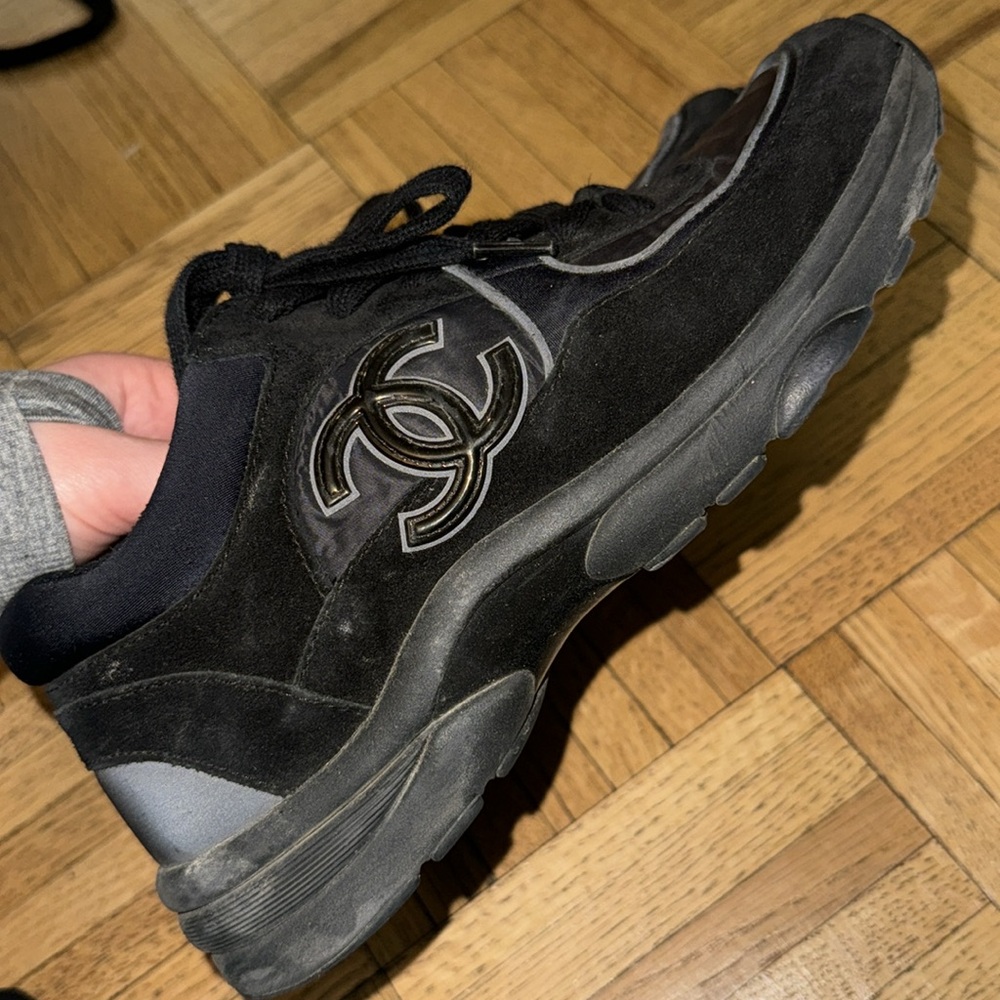 Chanel trainers size 37.5 worn great condition